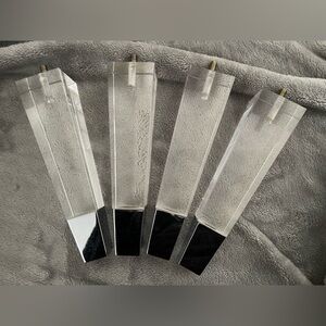 Clear Acrylic Furniture Legs - set of 4 - approx 8 in - DIY
